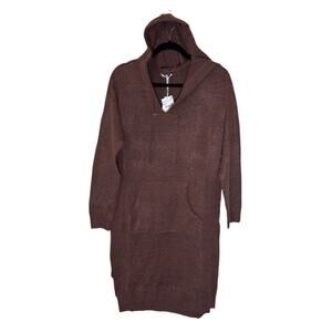STITCHDROP Signature Joel Hoodie Sweater Dress - Raisin Size M